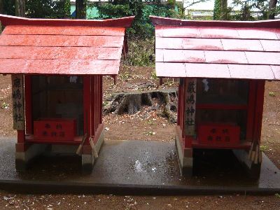 末社厳島神社、鹿島神社