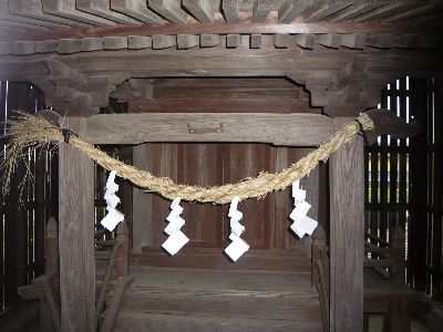 神殿内部の本殿