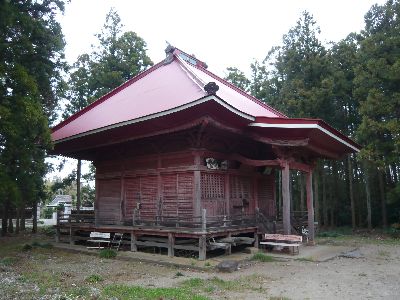 不動堂の側面