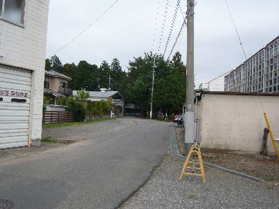 桜南小学校横の参道