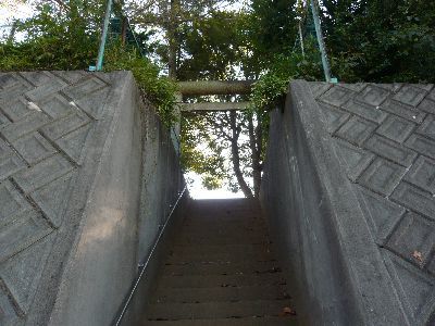 入口の階段