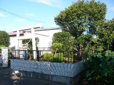 神社の全景