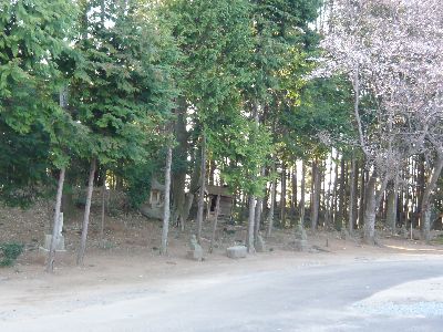 境内裏の杜（栗崎城城址）