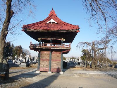 鐘楼門（横から）