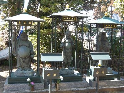 七福神(布袋・毘沙門天・福禄寿)